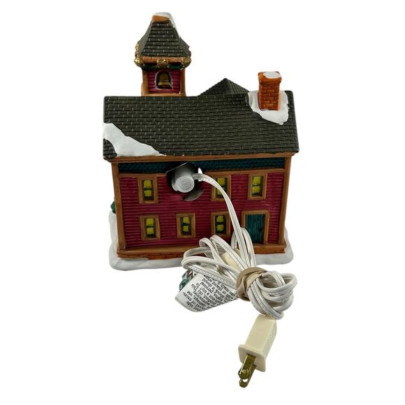 Trim-A-Home Pickford School Lighted Christmas Village House - Picture 6 of 8
